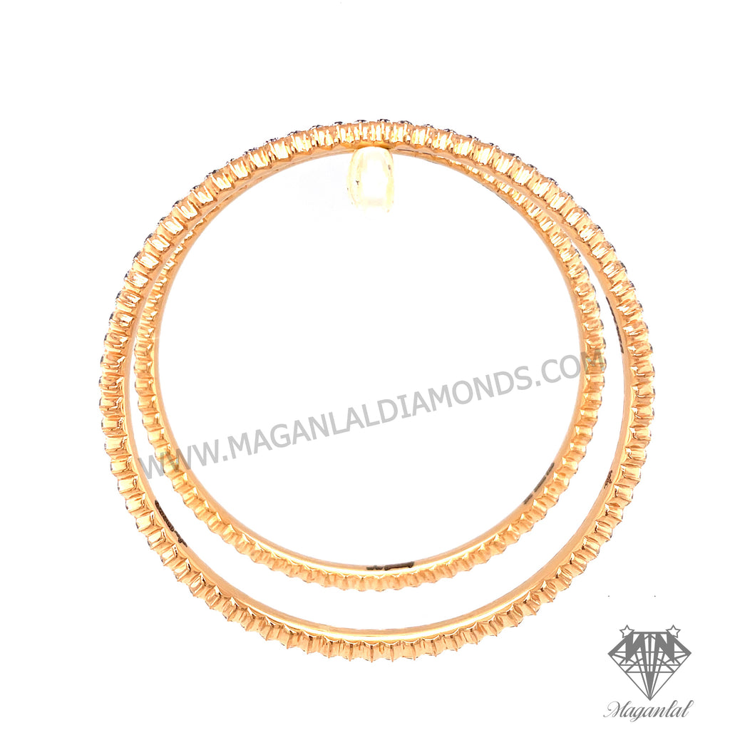 EKANTA SINGLE LINE DIAMOND BANGLES