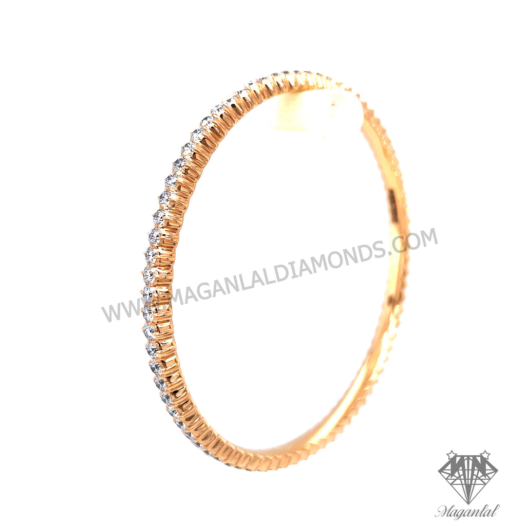 EKANTA SINGLE LINE DIAMOND BANGLES