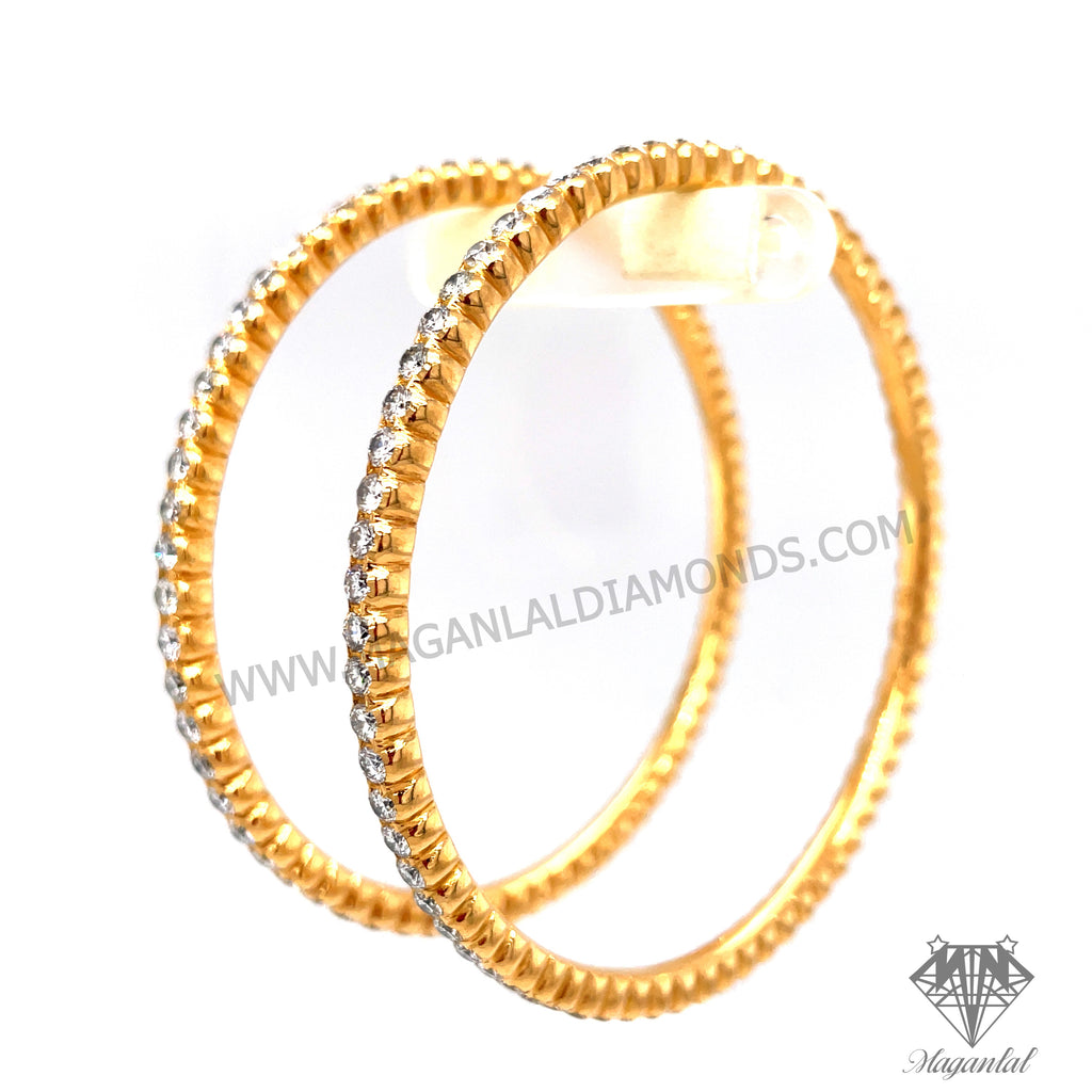 ELAKIYA SINGLE LINE DIAMOND BANGLES
