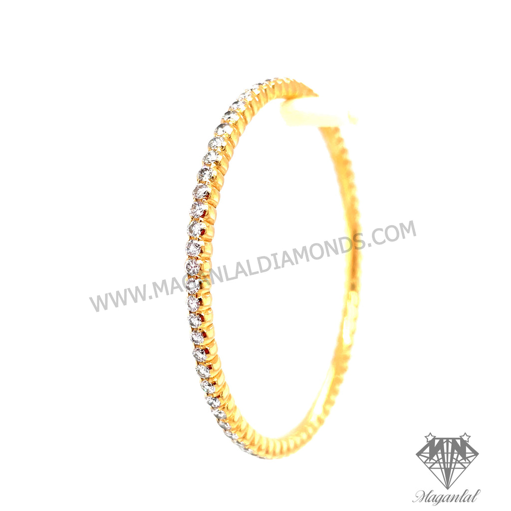 ELAKIYA SINGLE LINE DIAMOND BANGLES