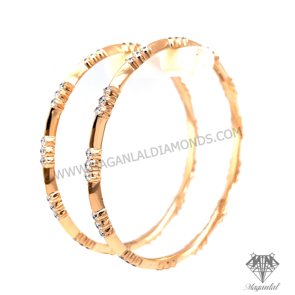 PADMA TRI DIAMOND BANGLES