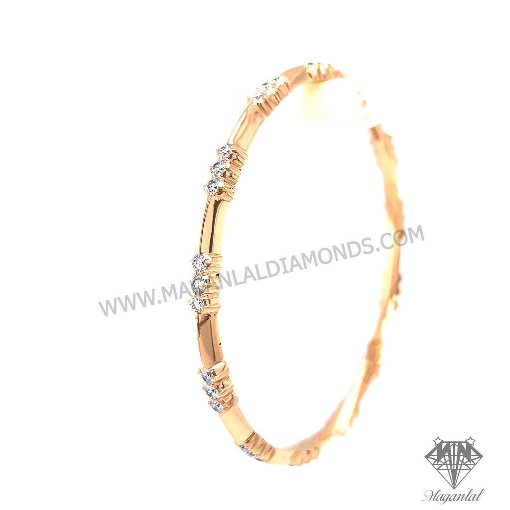 PADMA TRI DIAMOND BANGLES